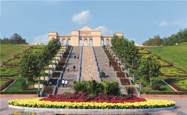 公司参与建设阳泉市北山公园工程