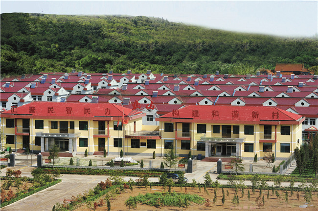 平定鹊山新村住宅小区全景